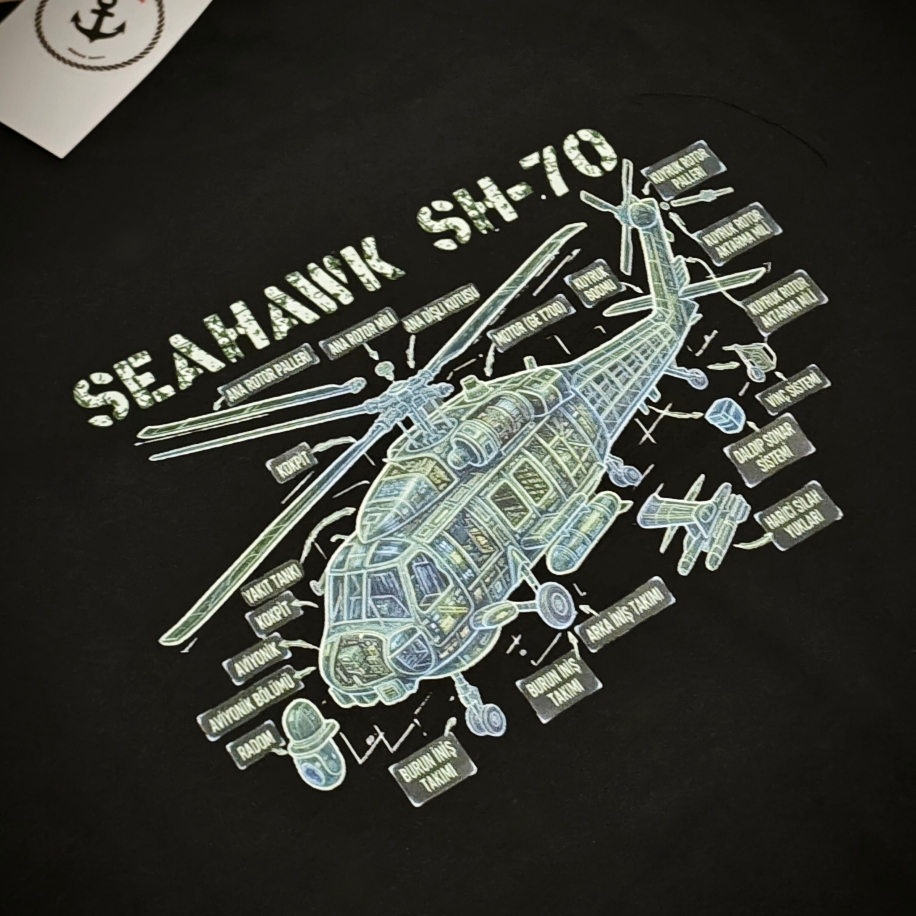 Siyah Seahawk T-Shirt