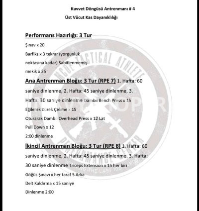 ABD Ordusu 90 Günlük Ranger Fiziksel Hazırlık Programı