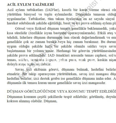 ABD Özel Kuvvetleri Savaş ve İz Sürme Kılavuzu